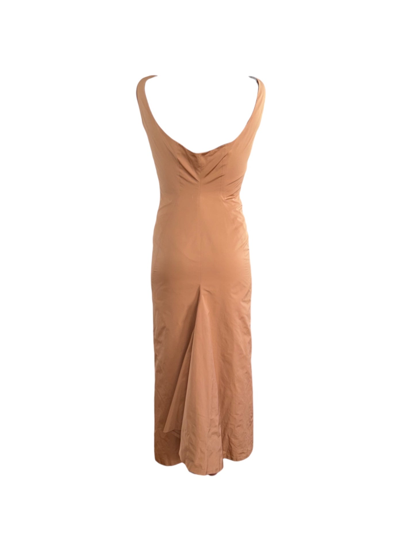 Jil Sander Sculpted Backless Maxii Dress