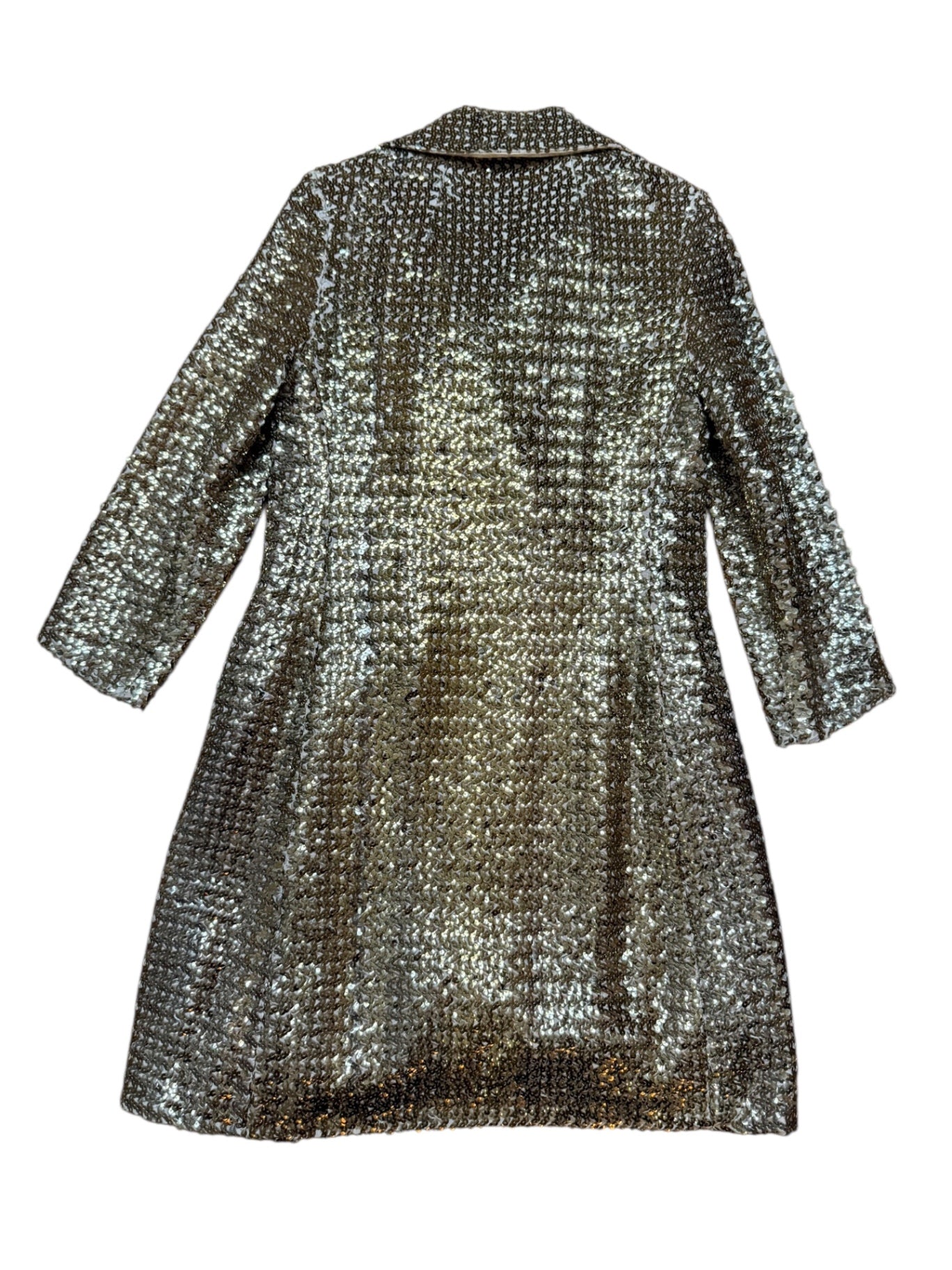 Vintage Jacket Gold Sequin