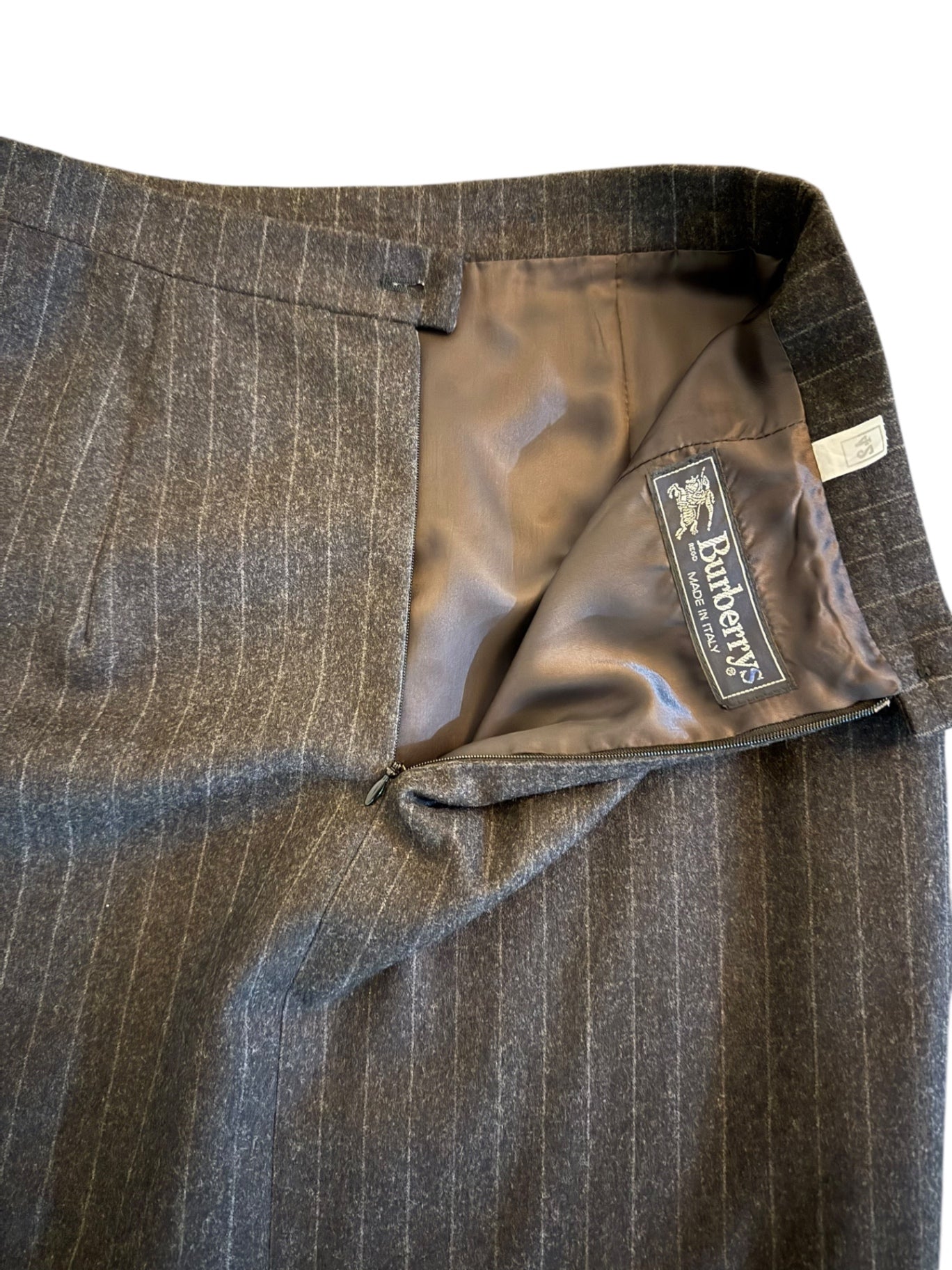 Burberry Pinstripe Skirt