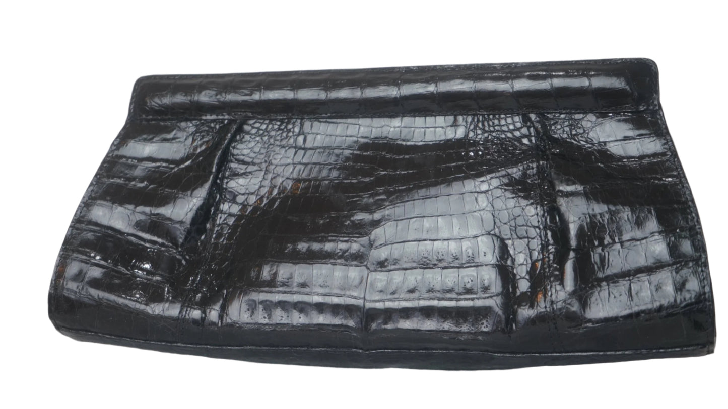 Nancy Gonzalez Crocodile Clutch