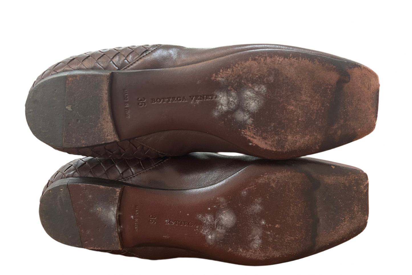 Bottega Veneta Intrecciato Riding Boots Circa 90's