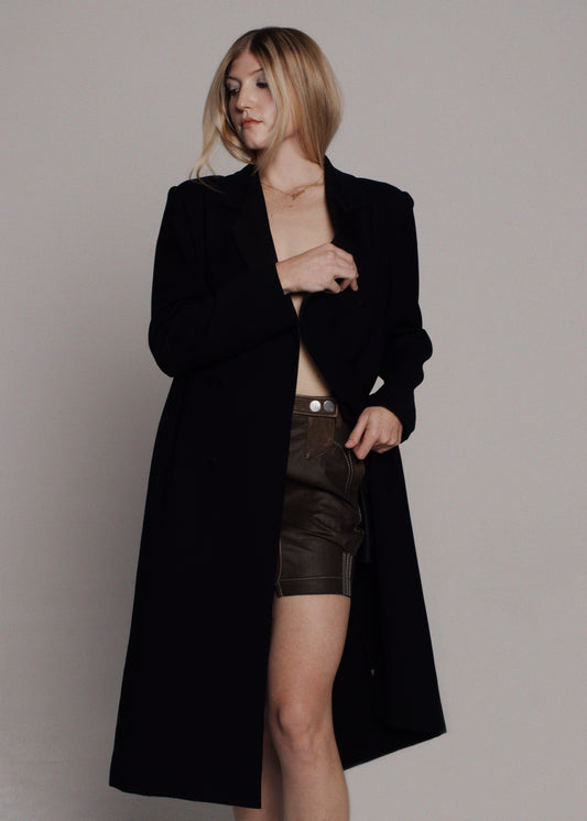 Vintage Gucci Double-Breasted Wool Coat