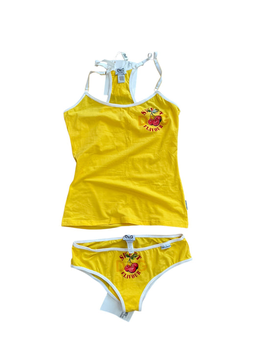 D&G “Sweet Flavour” Cherry Tank & Brief Set