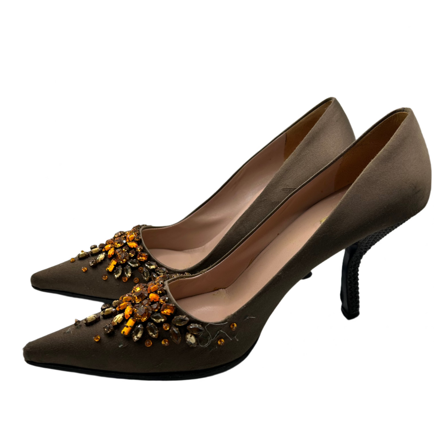 Prada Beaded Embellished Heels