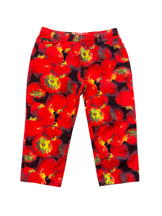 Dolce & Gabbana Strawberry Capris