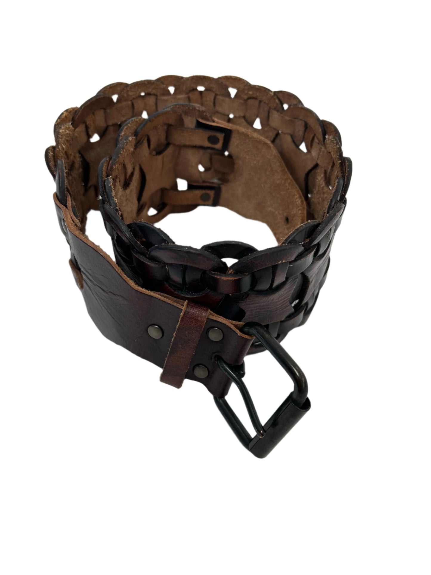 Leather Weave Belt
