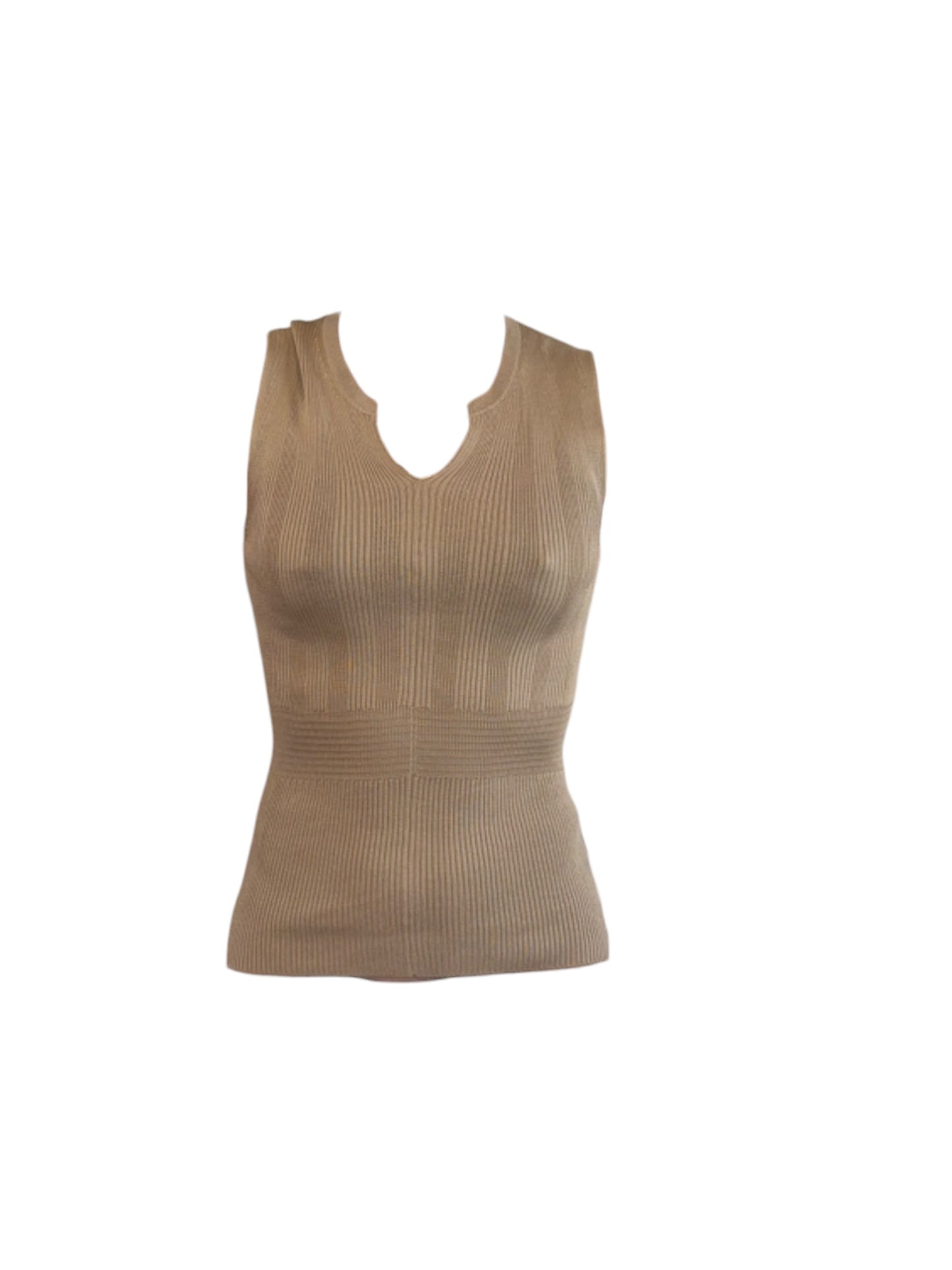 Prada Ribbed Knit Tank — Early 2000s
