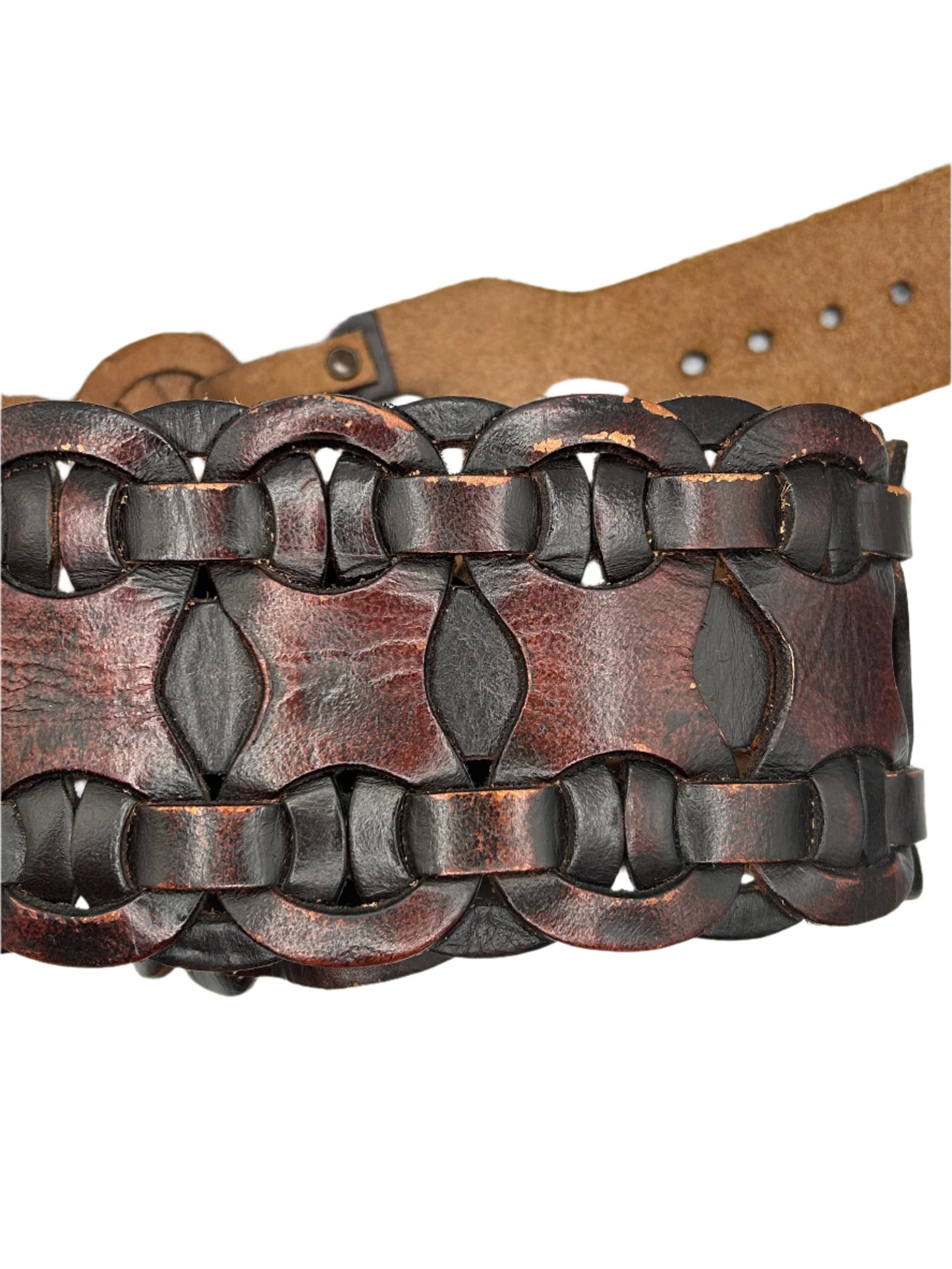 Leather Weave Belt