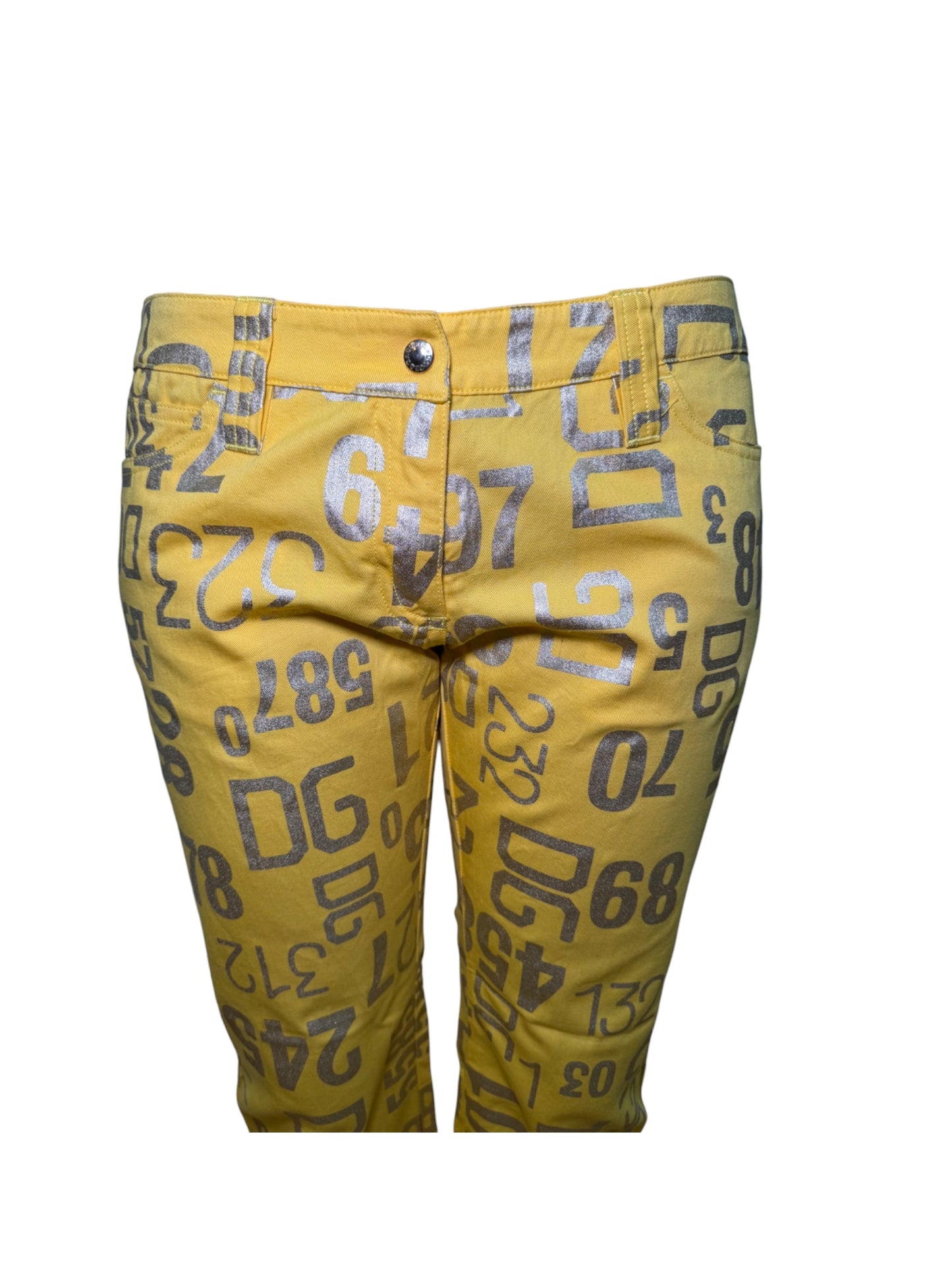 Dolce & Gabbana Number Print Pants
