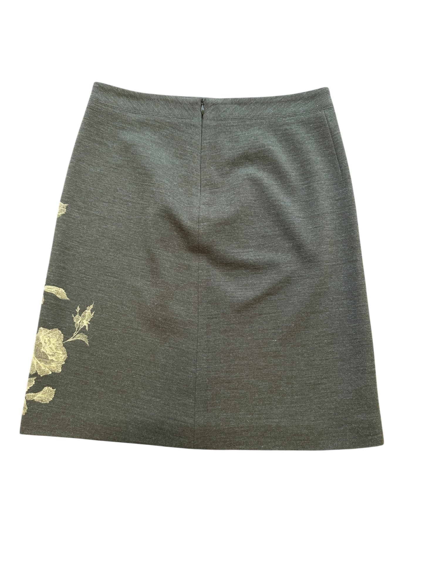 Cavalli Jeans Floral Motif Skirt