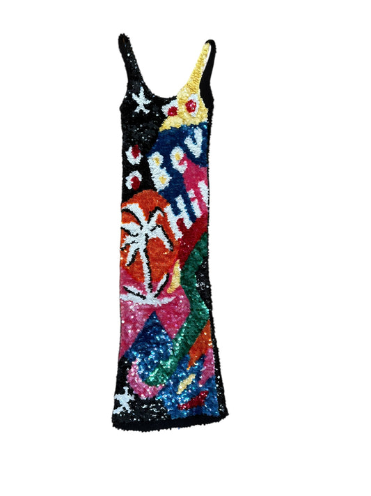 Deadstock Enrico Coveri Beverly Hills Gown 1990's