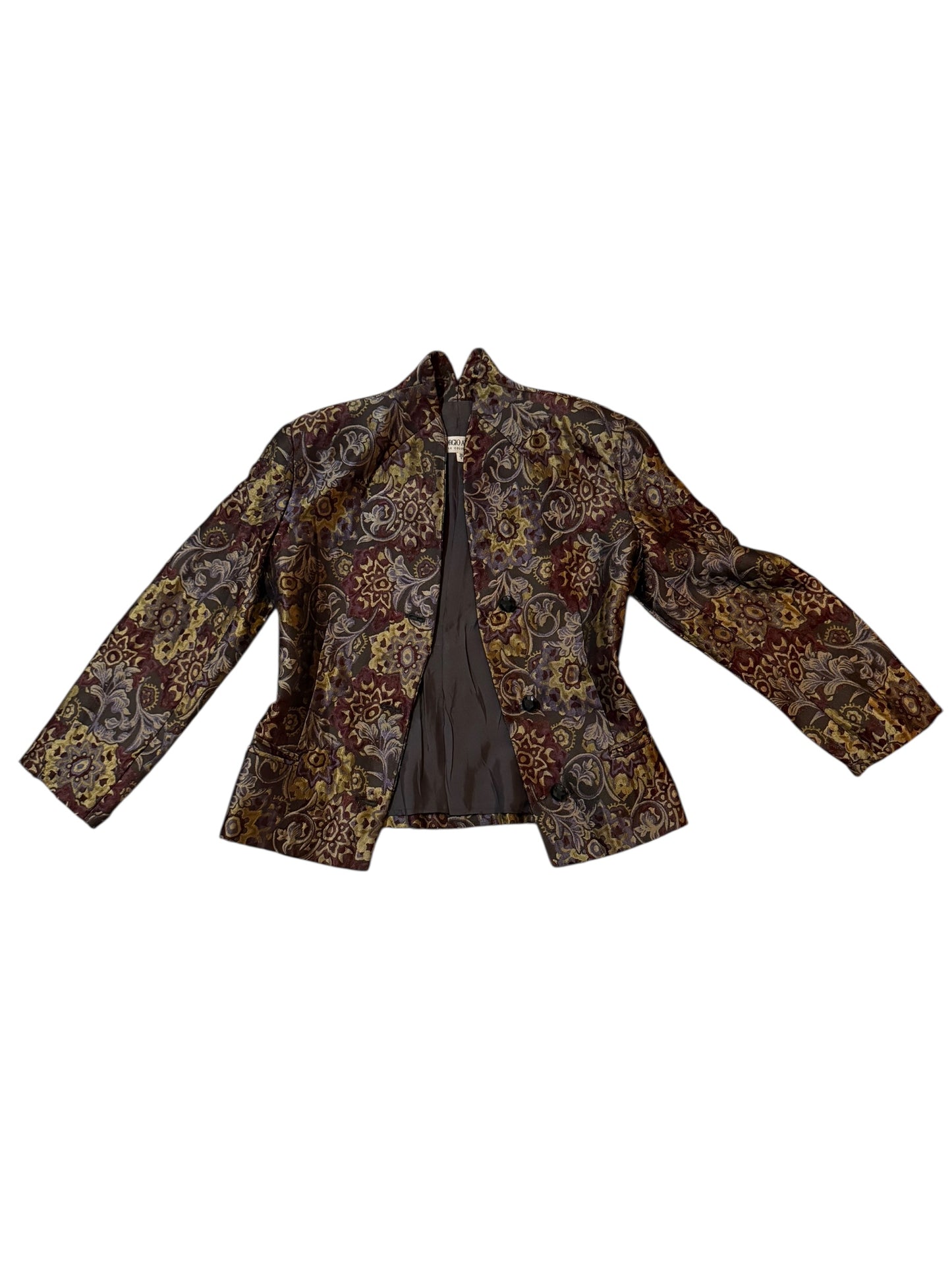 Giorgio Armani Le Collezioni Floral Brocade Blazer (Late 1990s–Early 2000s)