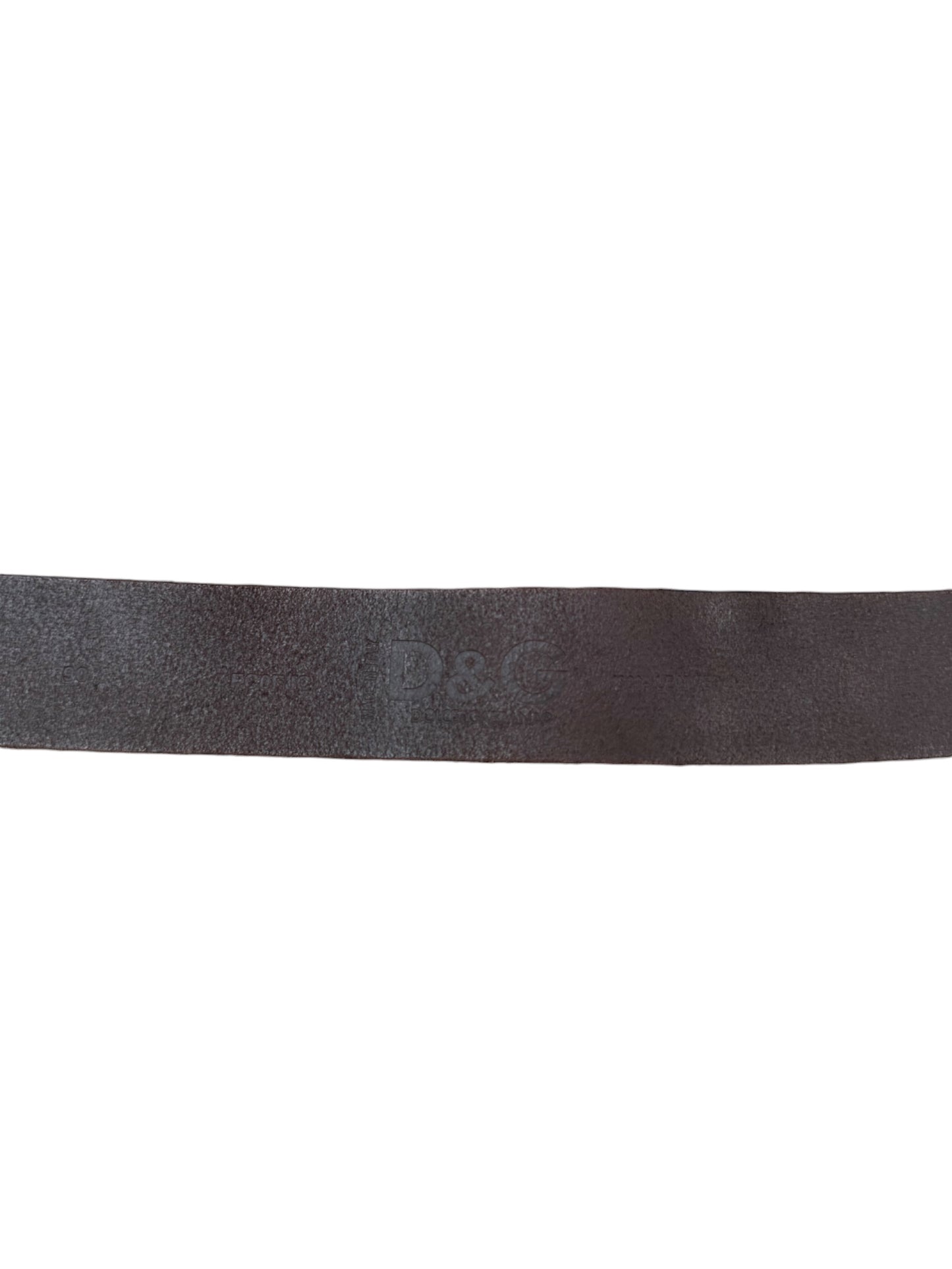 D&G by Dolce & Gabbana Wide Buckle Logo Belt