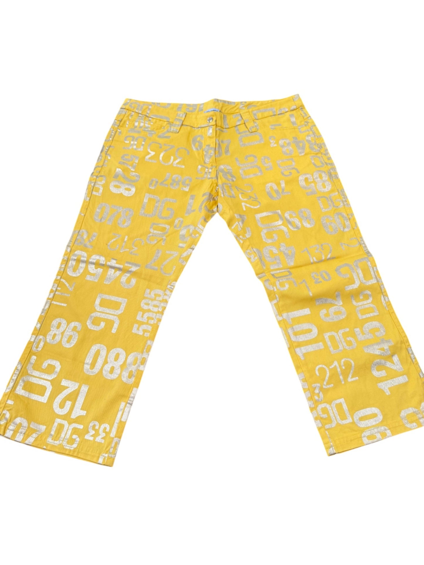 Dolce & Gabbana Number Print Pants