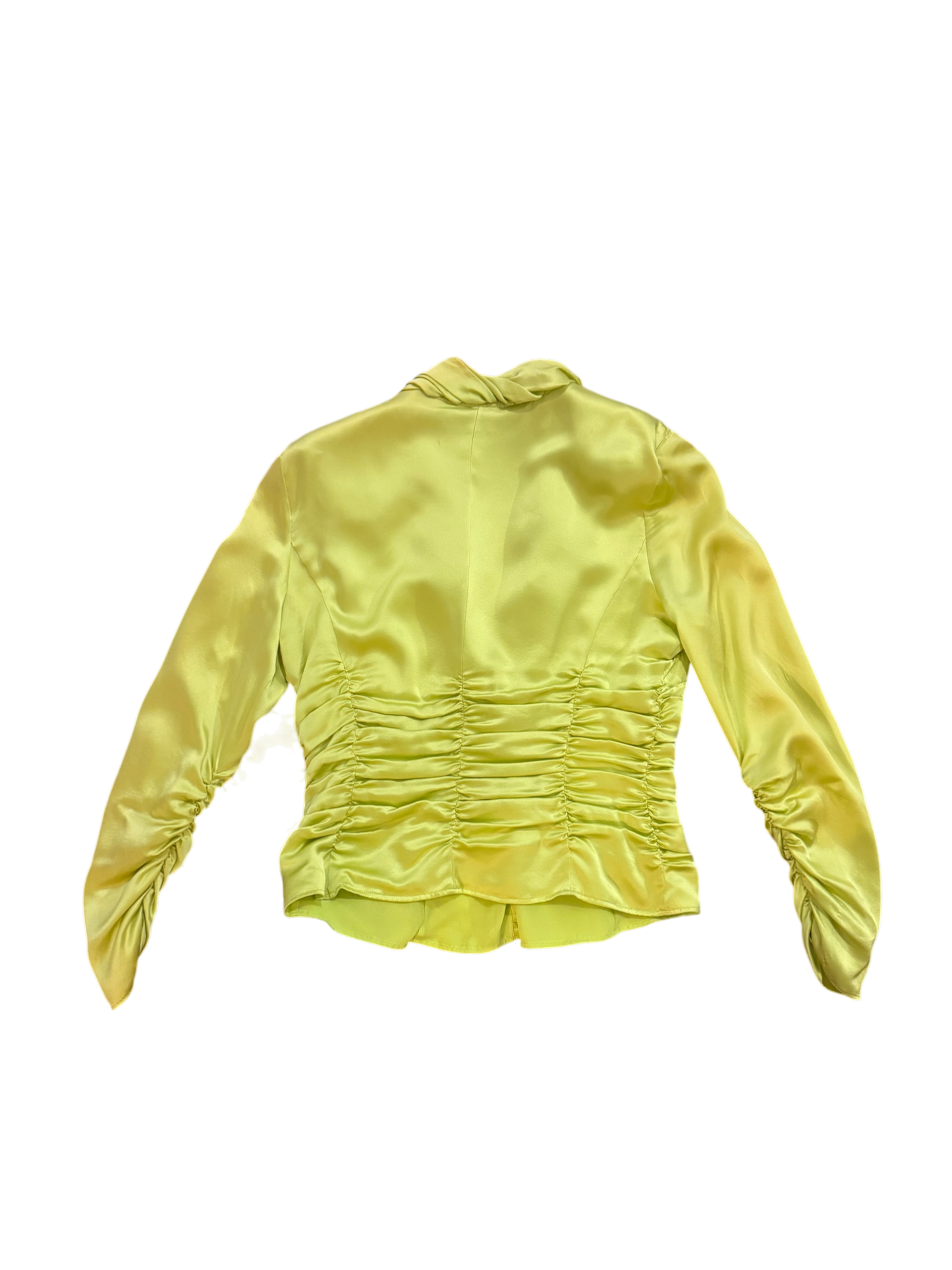 Armani Satin Ruched Blouse