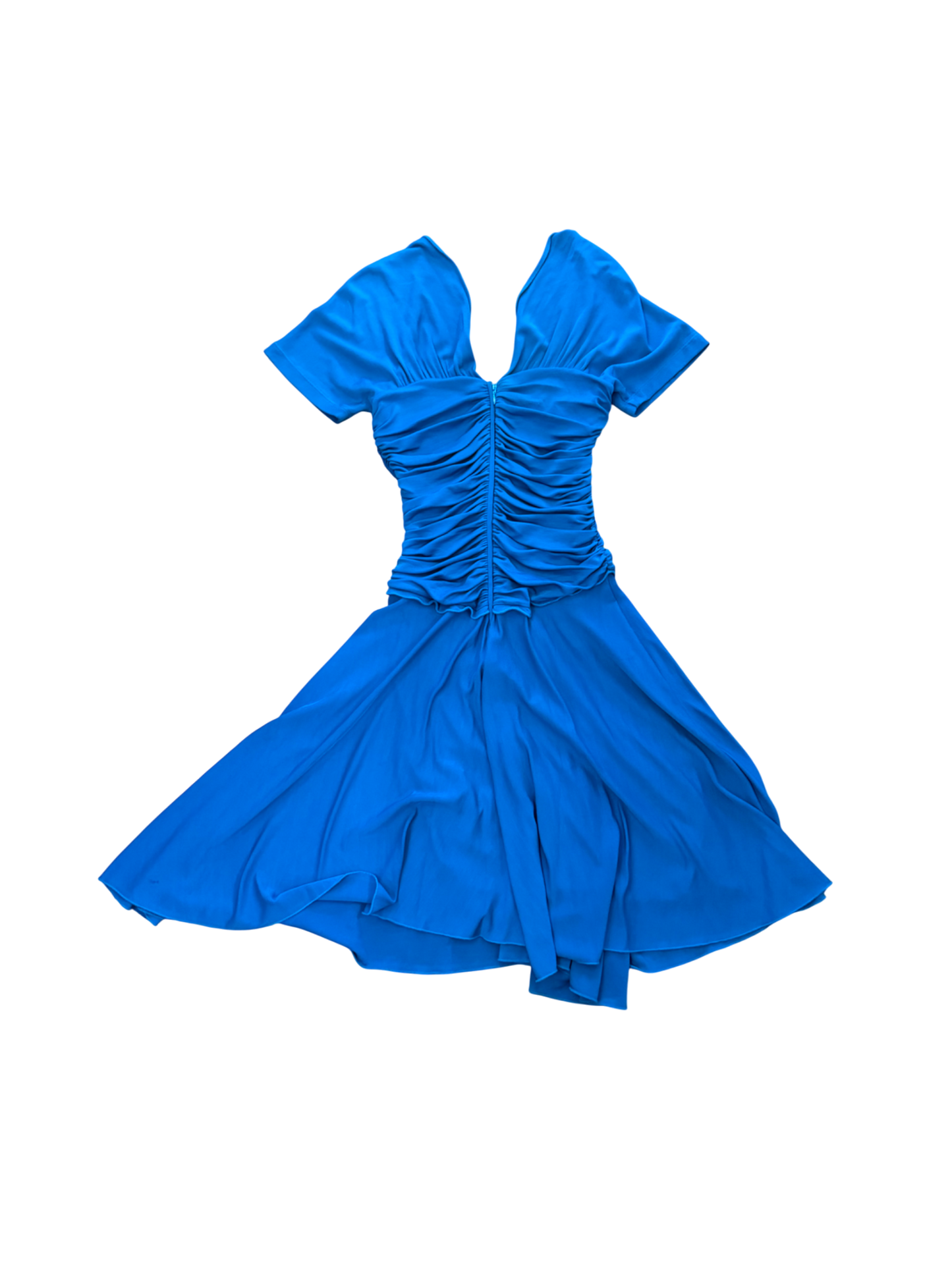 Versace Swish Cap Sleeve Dress