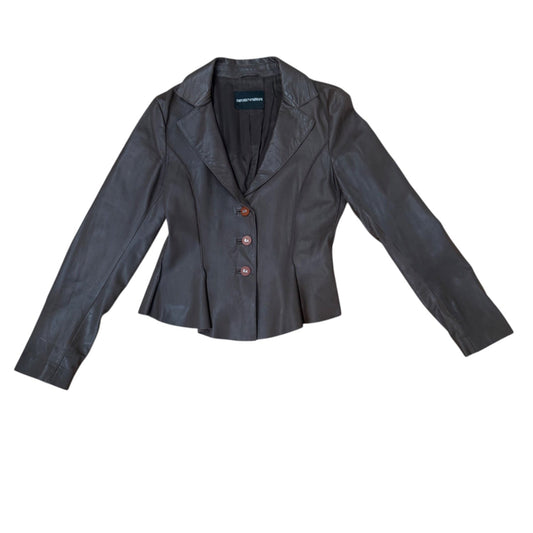 Emporio Armani Espresso Lambskin Jacket