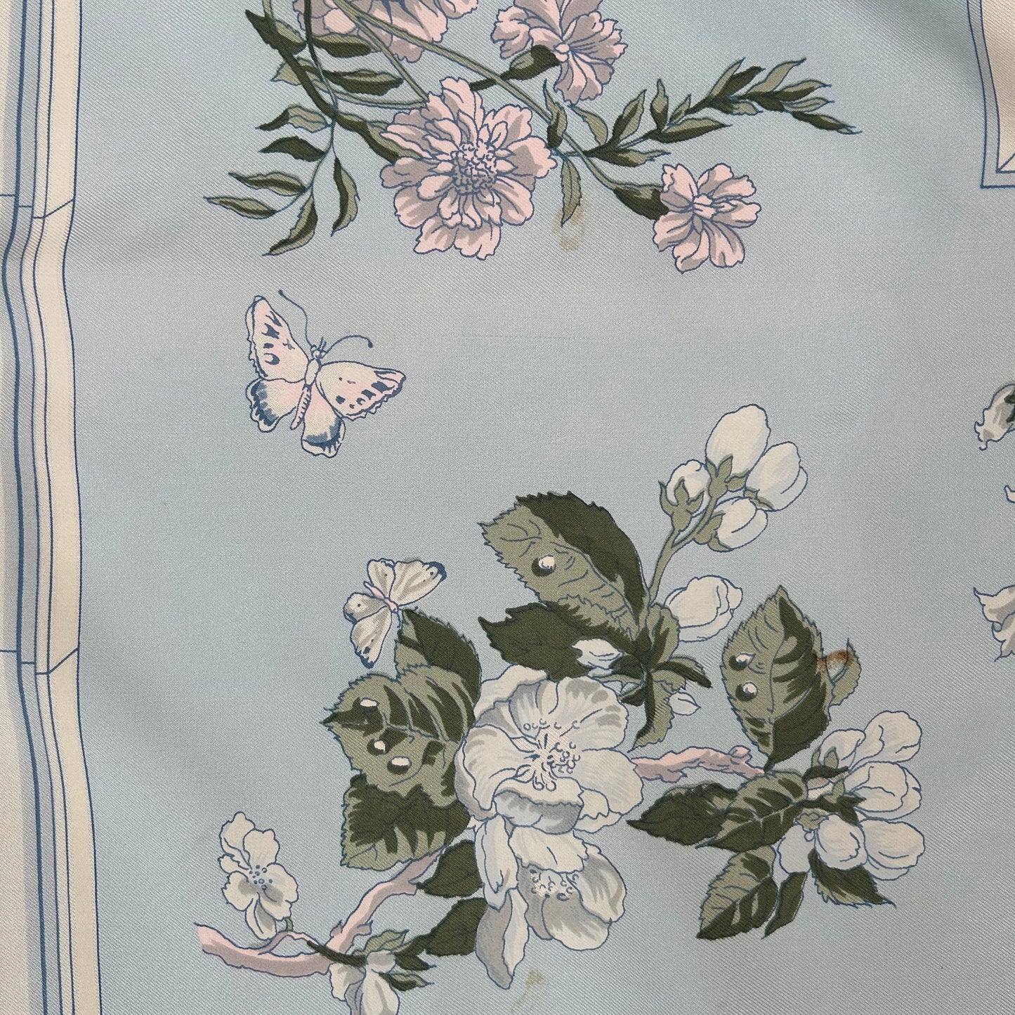 Hermes "Quai Aux Fleurs" Silk Scarf