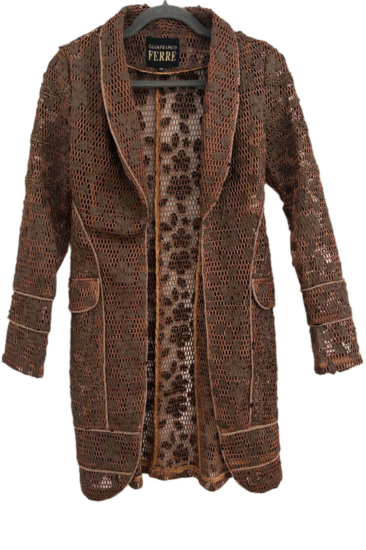 GianFranco Ferre Leather Coat