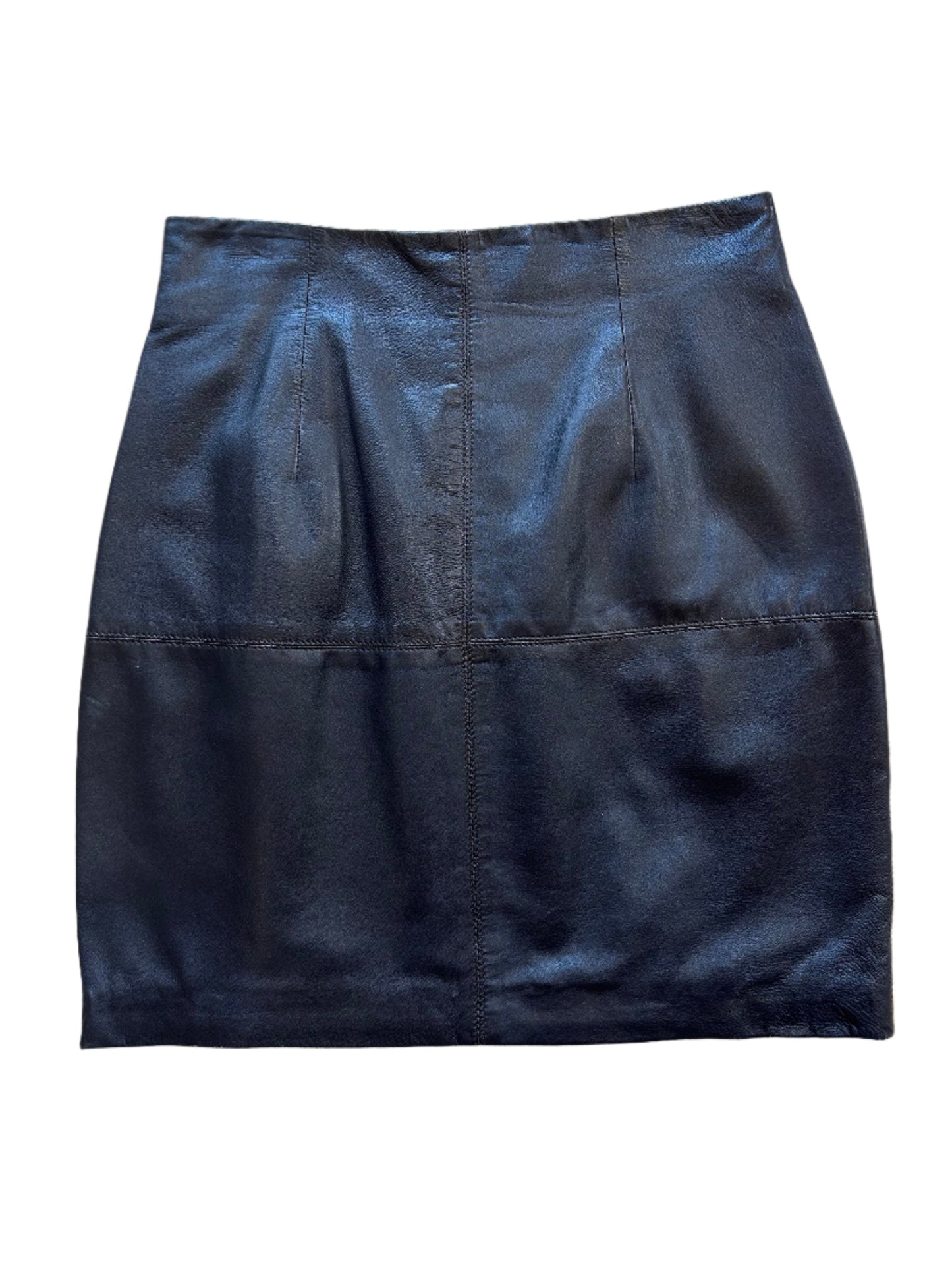 Italian Leather Mini Skirt