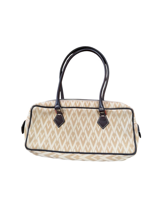 Not specified Handbag Beige and black