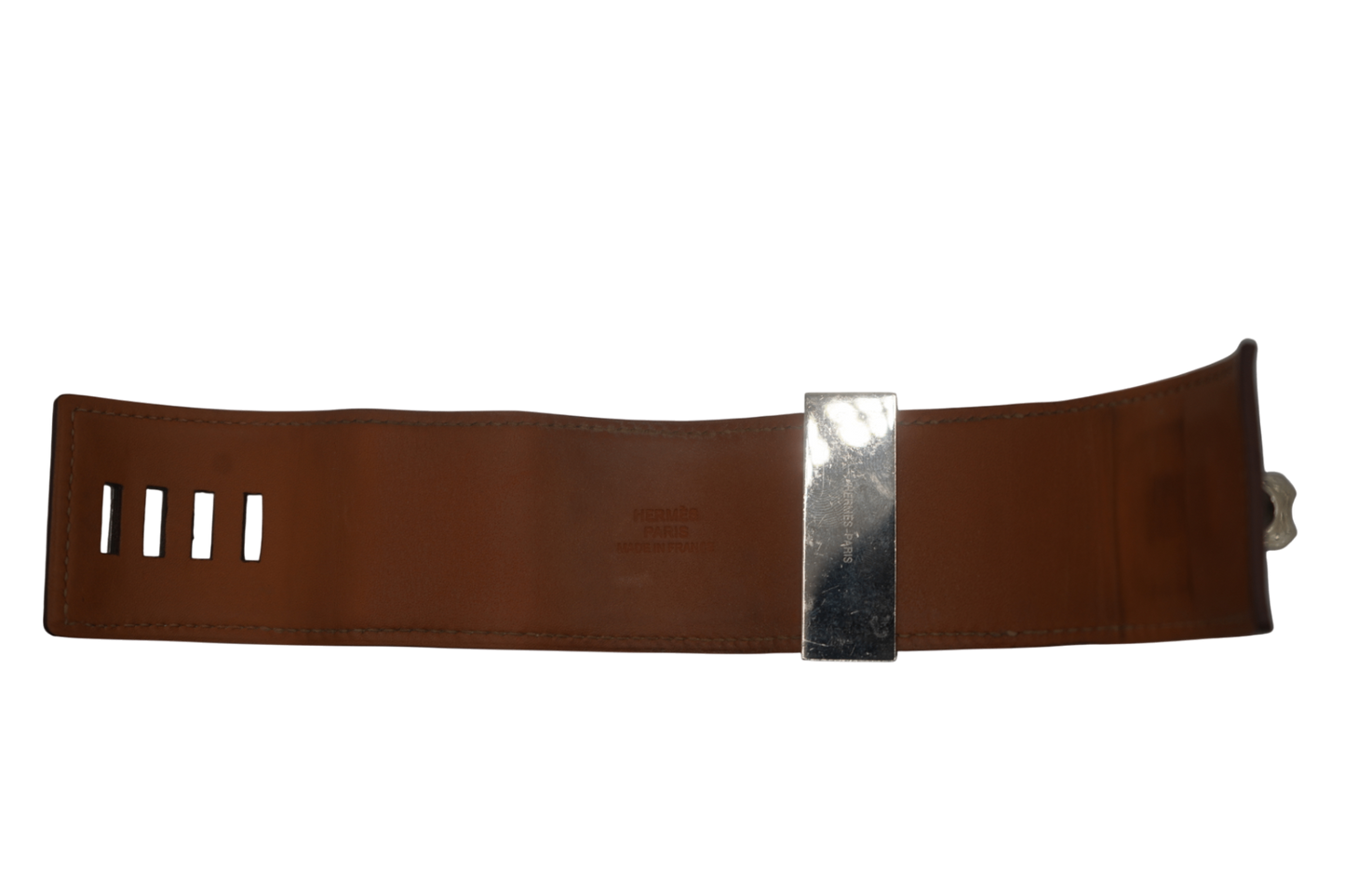 Hermès Accessory Brown and Silver