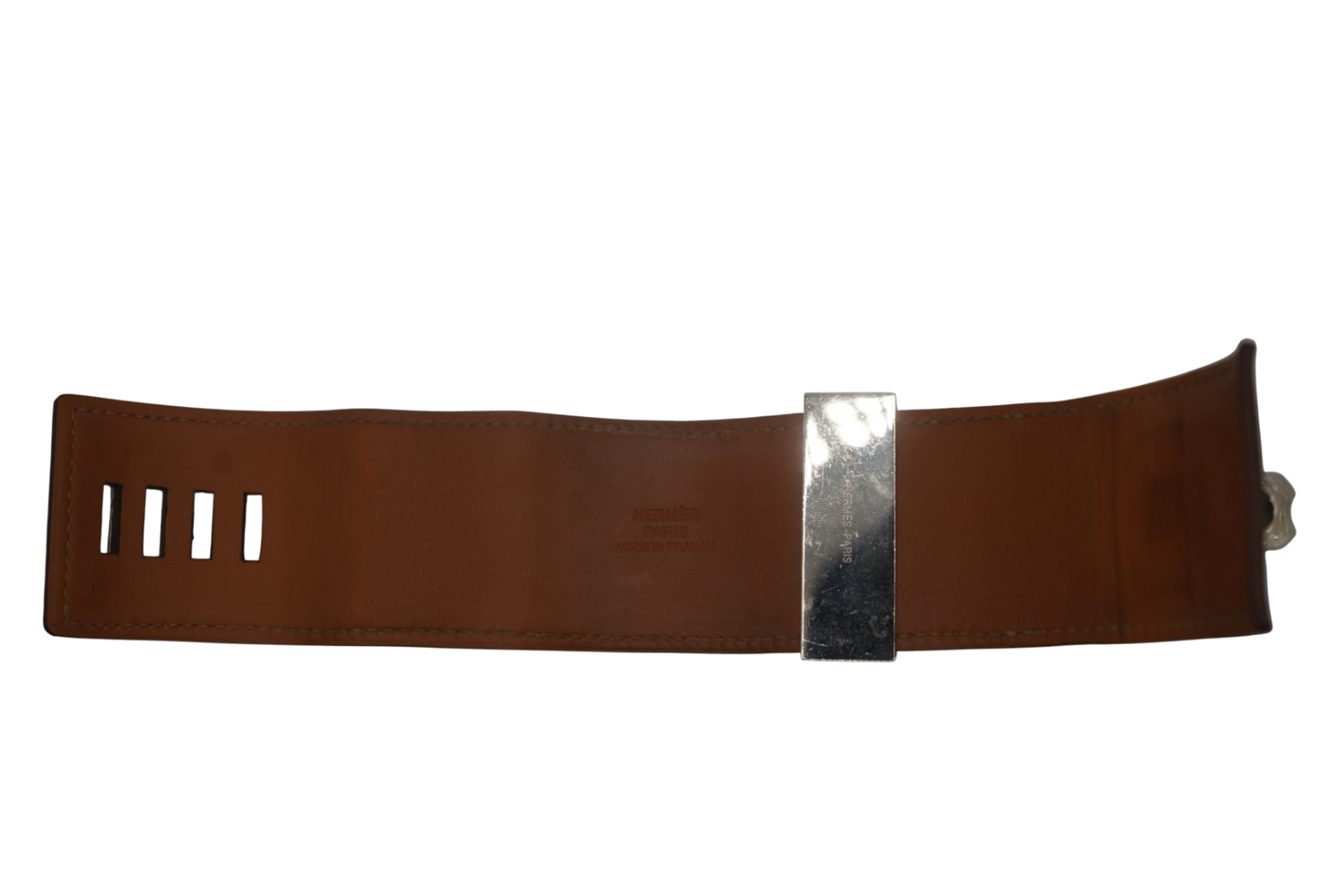 Hermès Accessory Brown and Silver