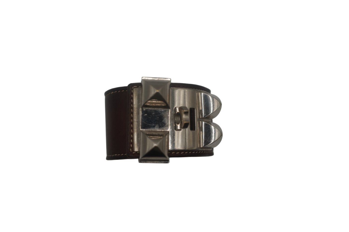 Hermès Accessory Brown and Silver