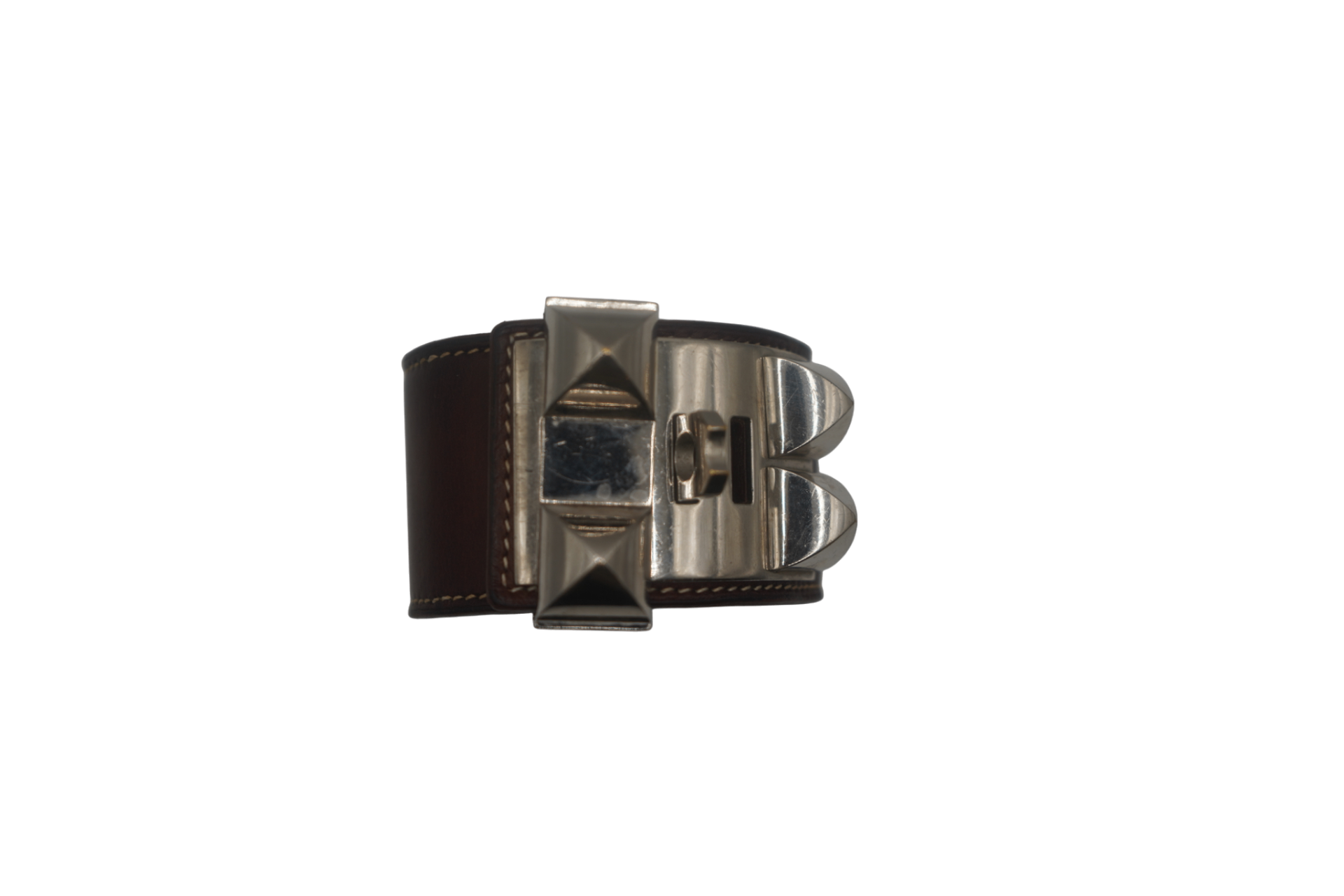 Hermès Accessory Brown and Silver