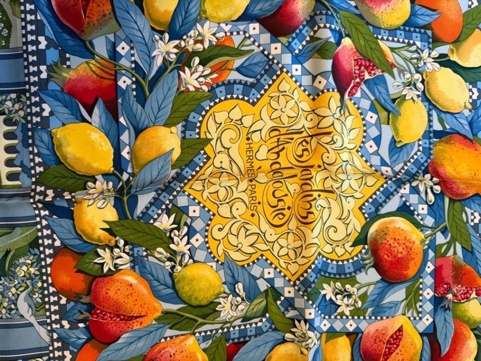 Hermès “Jardins d’Hiver” Silk Scarf