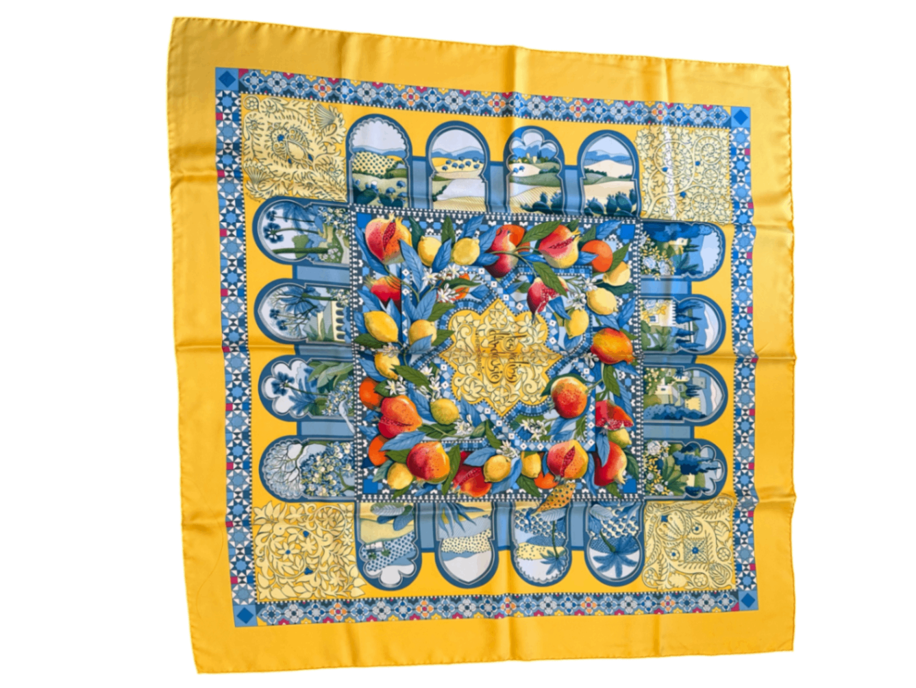 Hermès “Jardins d’Hiver” Silk Scarf