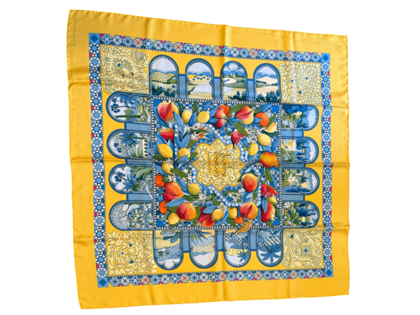 Hermès “Jardins d’Hiver” Silk Scarf
