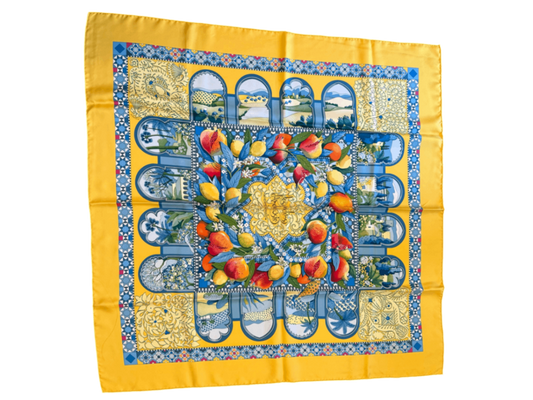 Hermès “Jardins d’Hiver” Silk Scarf