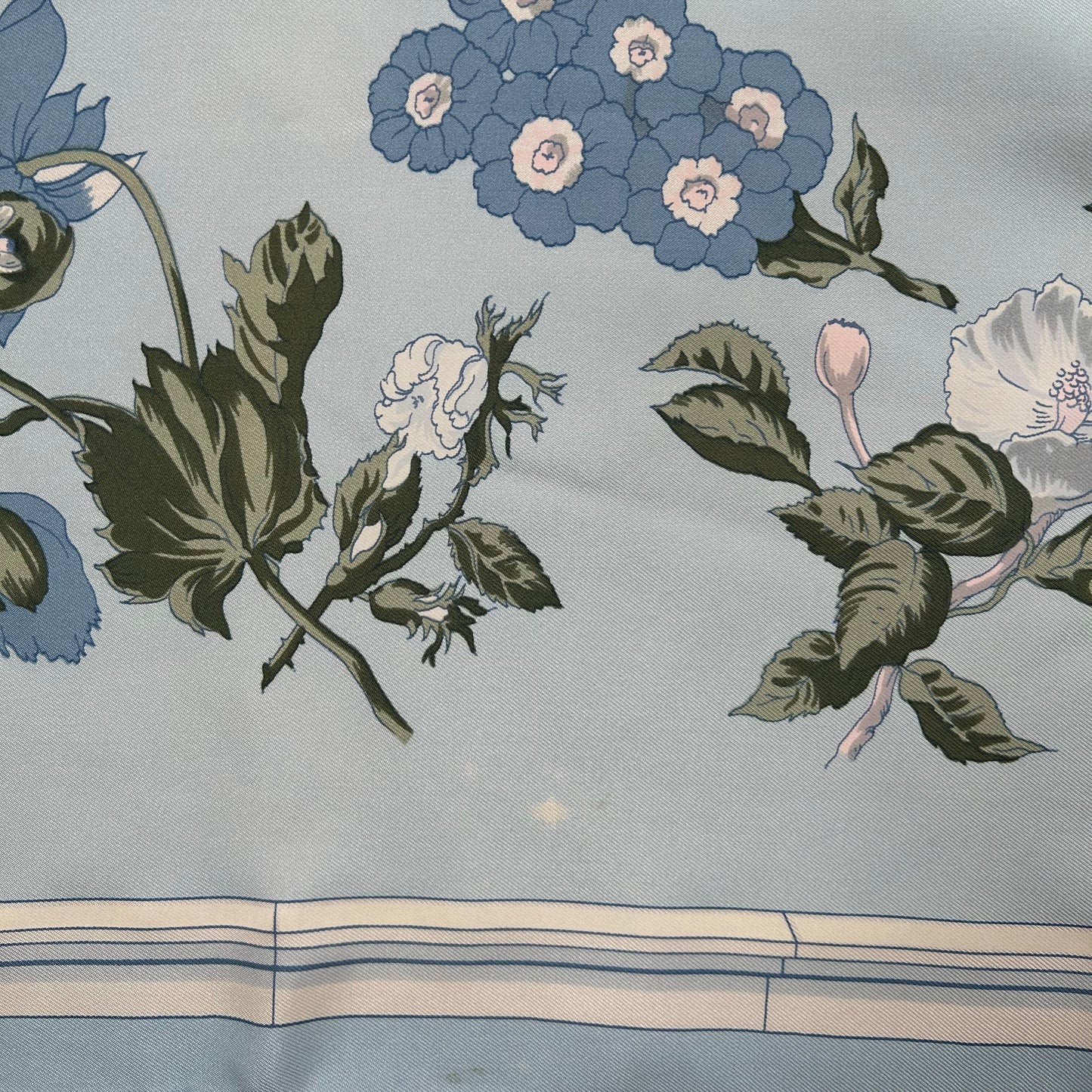 Hermes "Quai Aux Fleurs" Silk Scarf