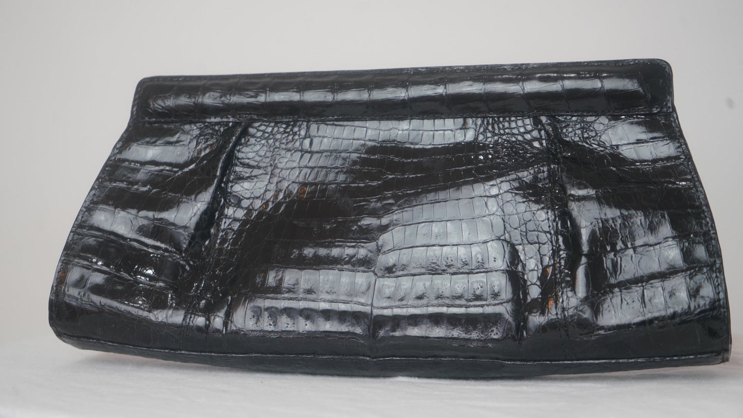 Nancy Gonzalez Crocodile Clutch