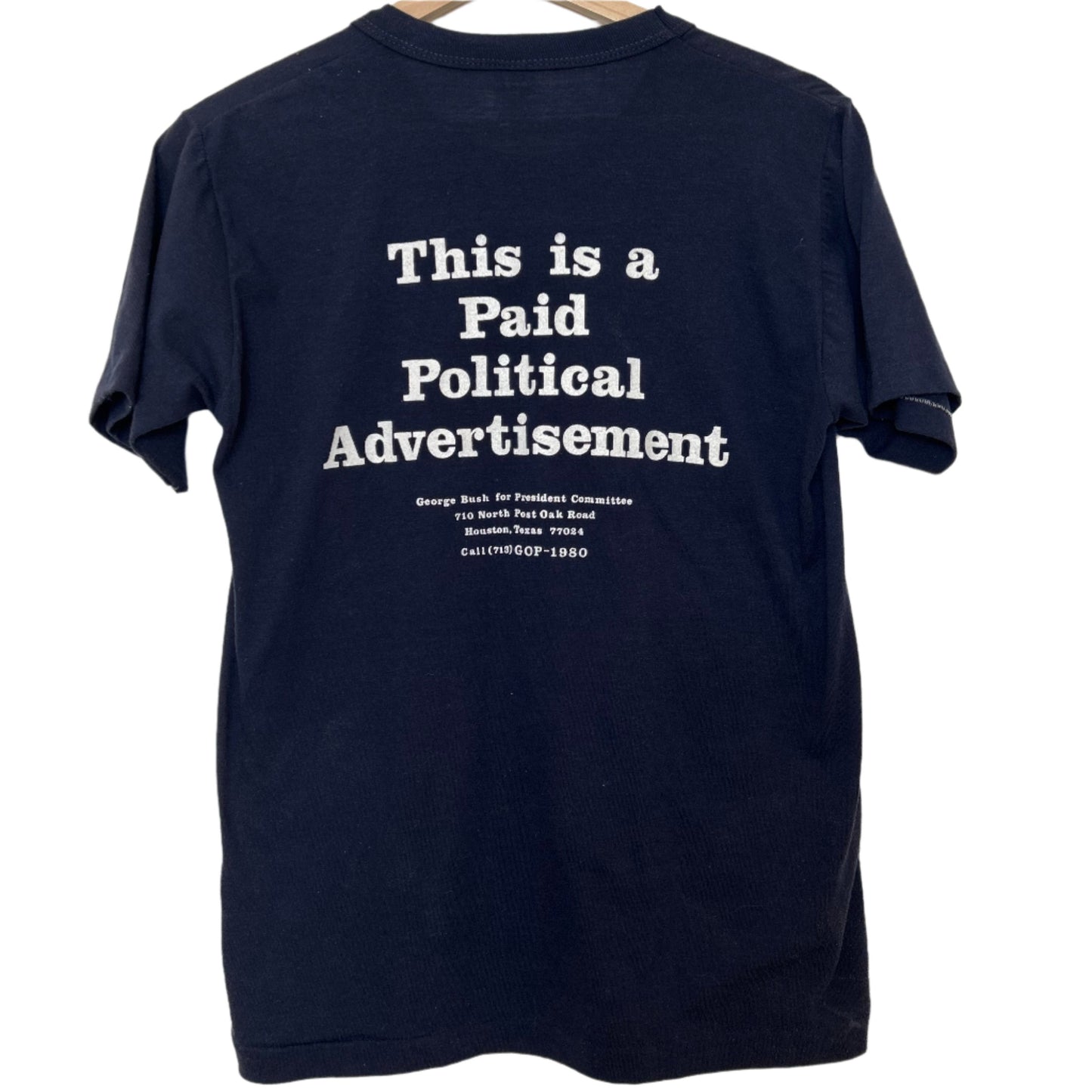 Original 1980 George Bush Campaign T-shirt