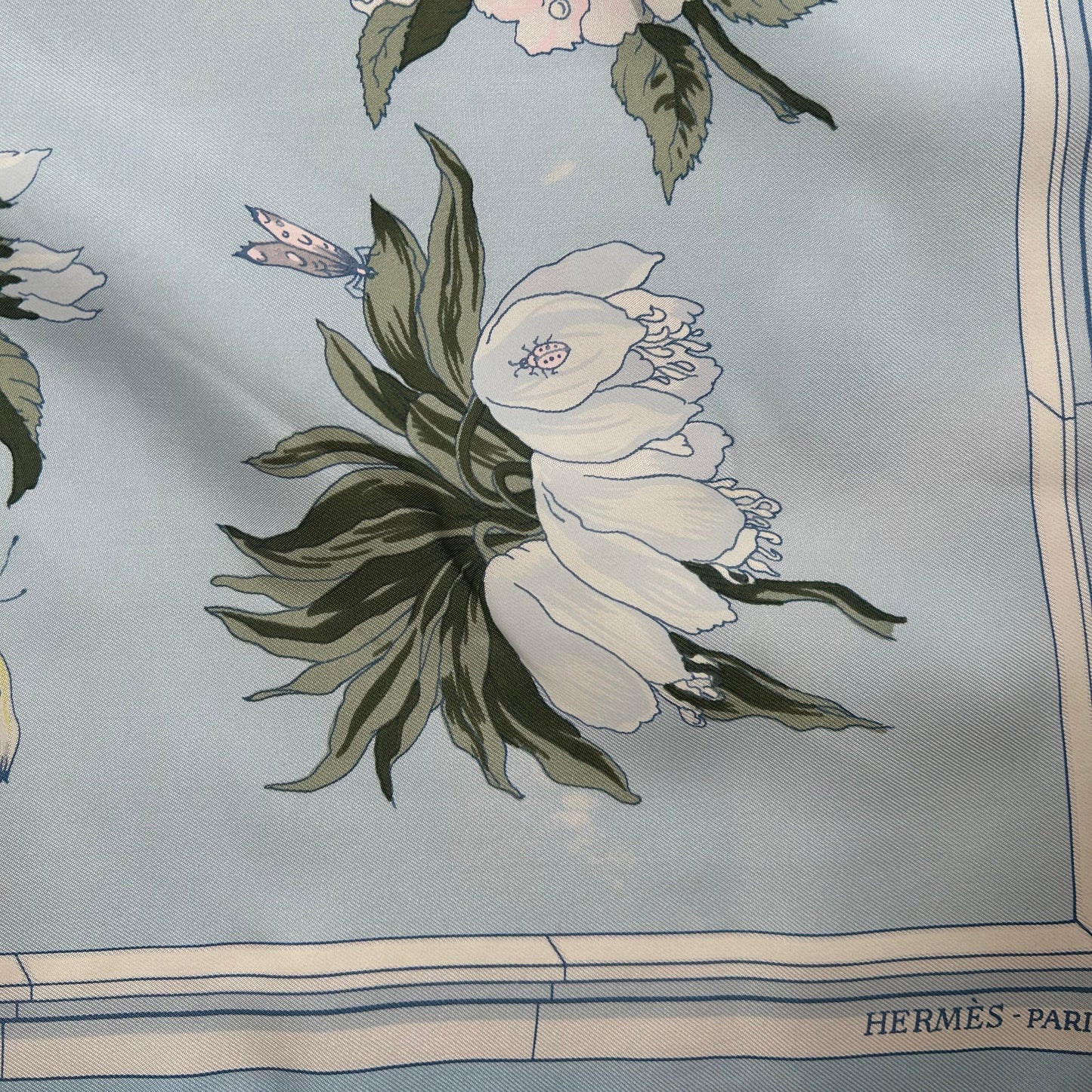 Hermes "Quai Aux Fleurs" Silk Scarf