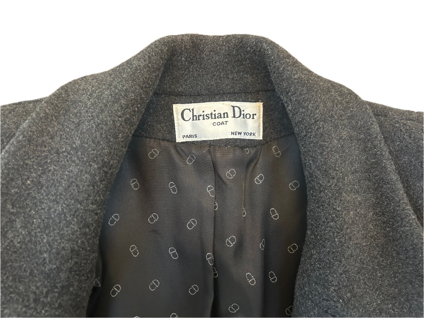 Christian Dior Boutique Paris 1990's Wool Coat