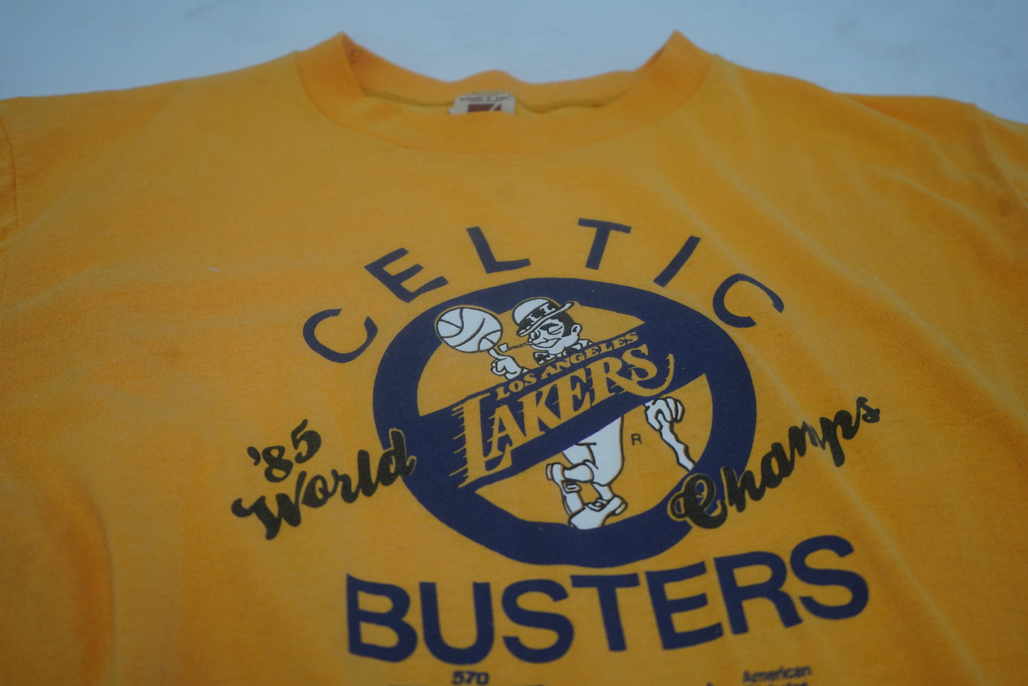 Laker's 1985 Celtic Busters Shirt