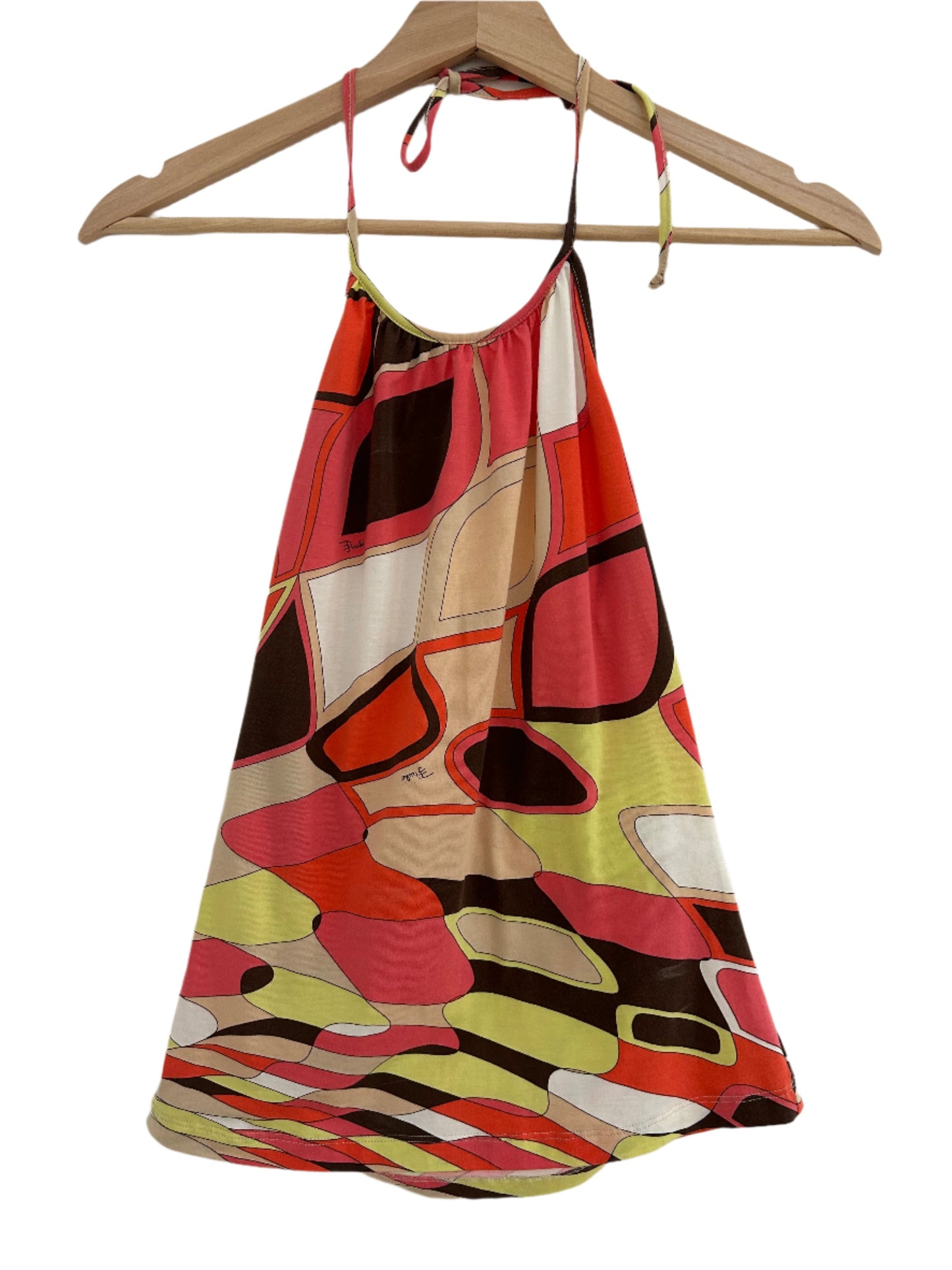 Emilio Pucci Cotton Halter Top