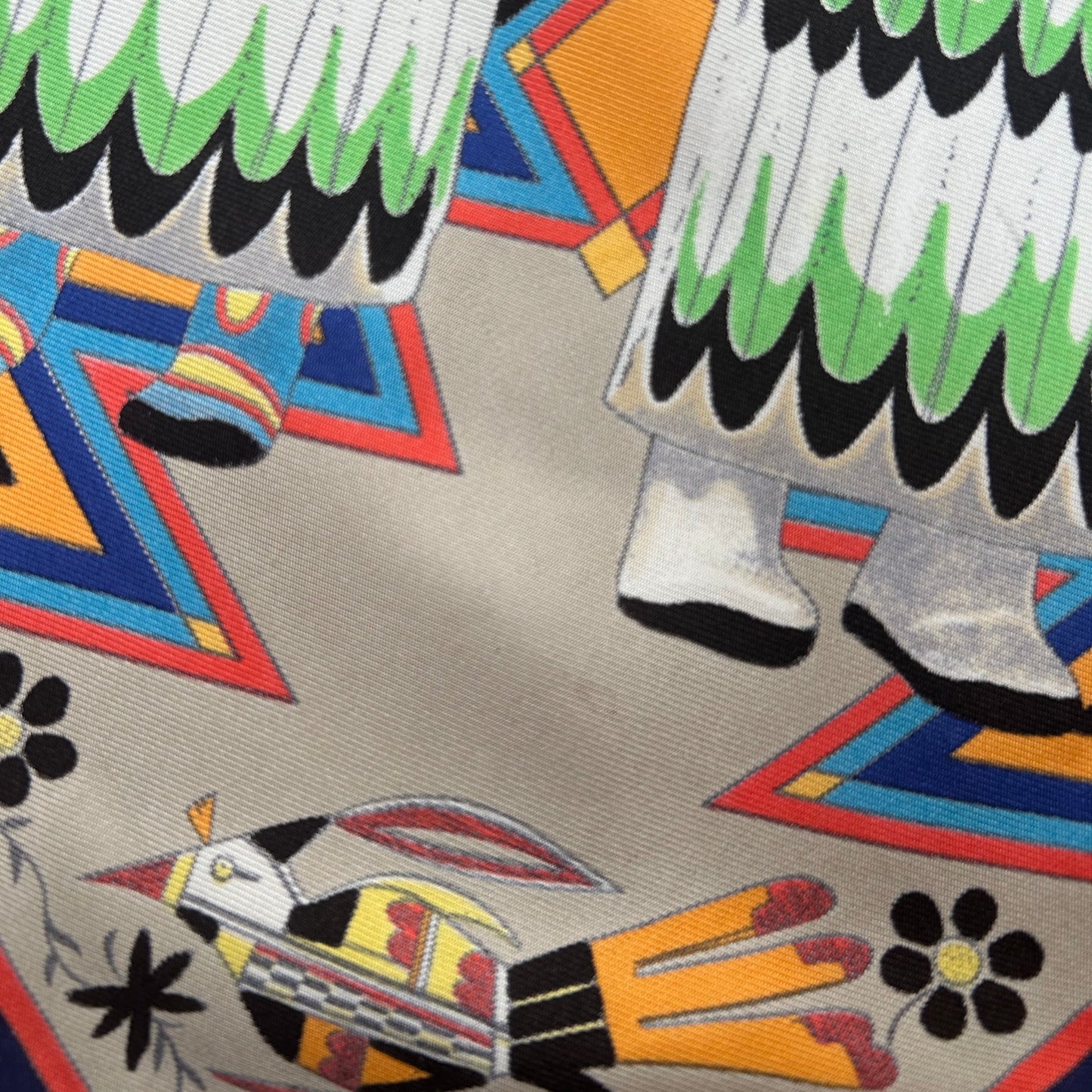 Hermes "Kachinas" Scarf by kermit Oliver