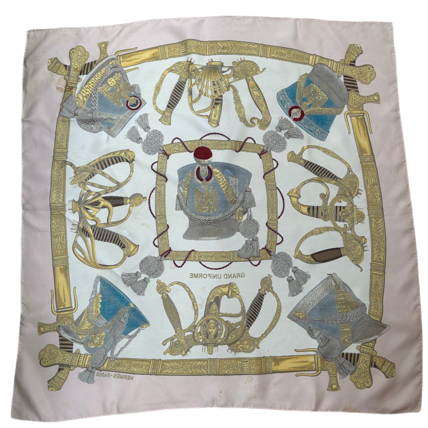 Hermes "Grand Uniforme" Silk Scarf