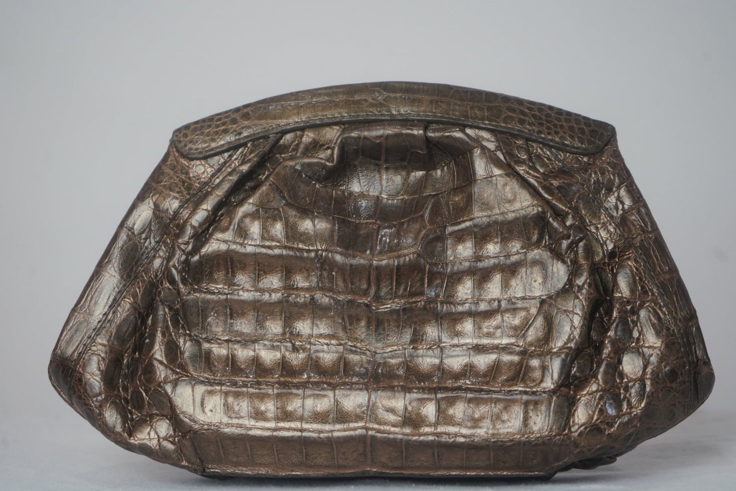 Nancy Gonzalez Crocodile Clutch