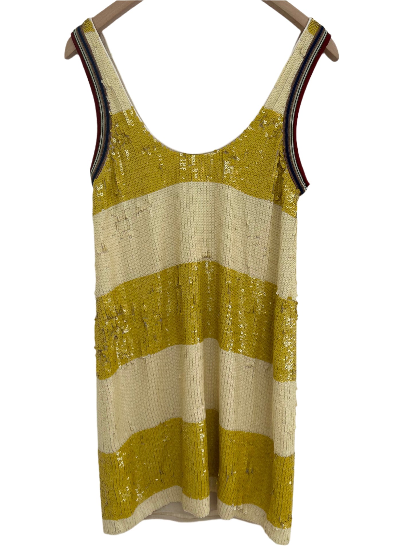 Phillip Lim Striped Sequin Jersey Dress