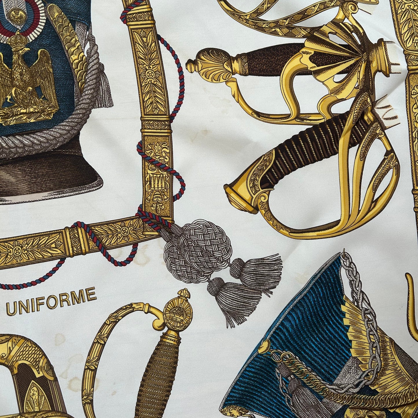 Hermes "Grand Uniforme" Silk Scarf