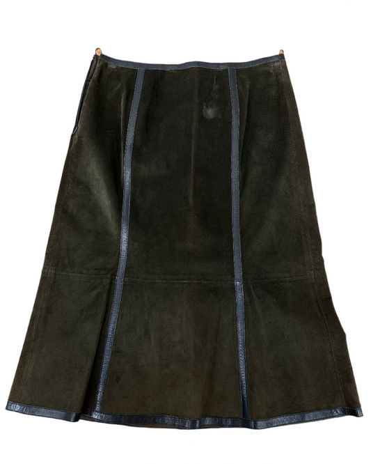 Moschino Cheap and Chic Leather Skirt