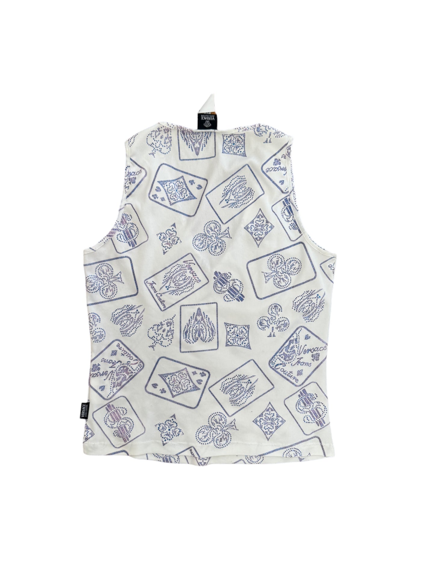 Versace Casino Sleeveless Top