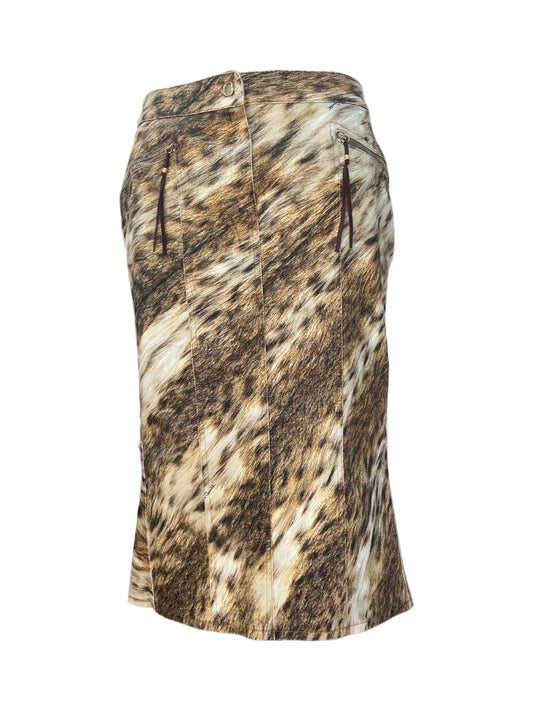 2004 Roberto Cavalli Cheetah Skirt