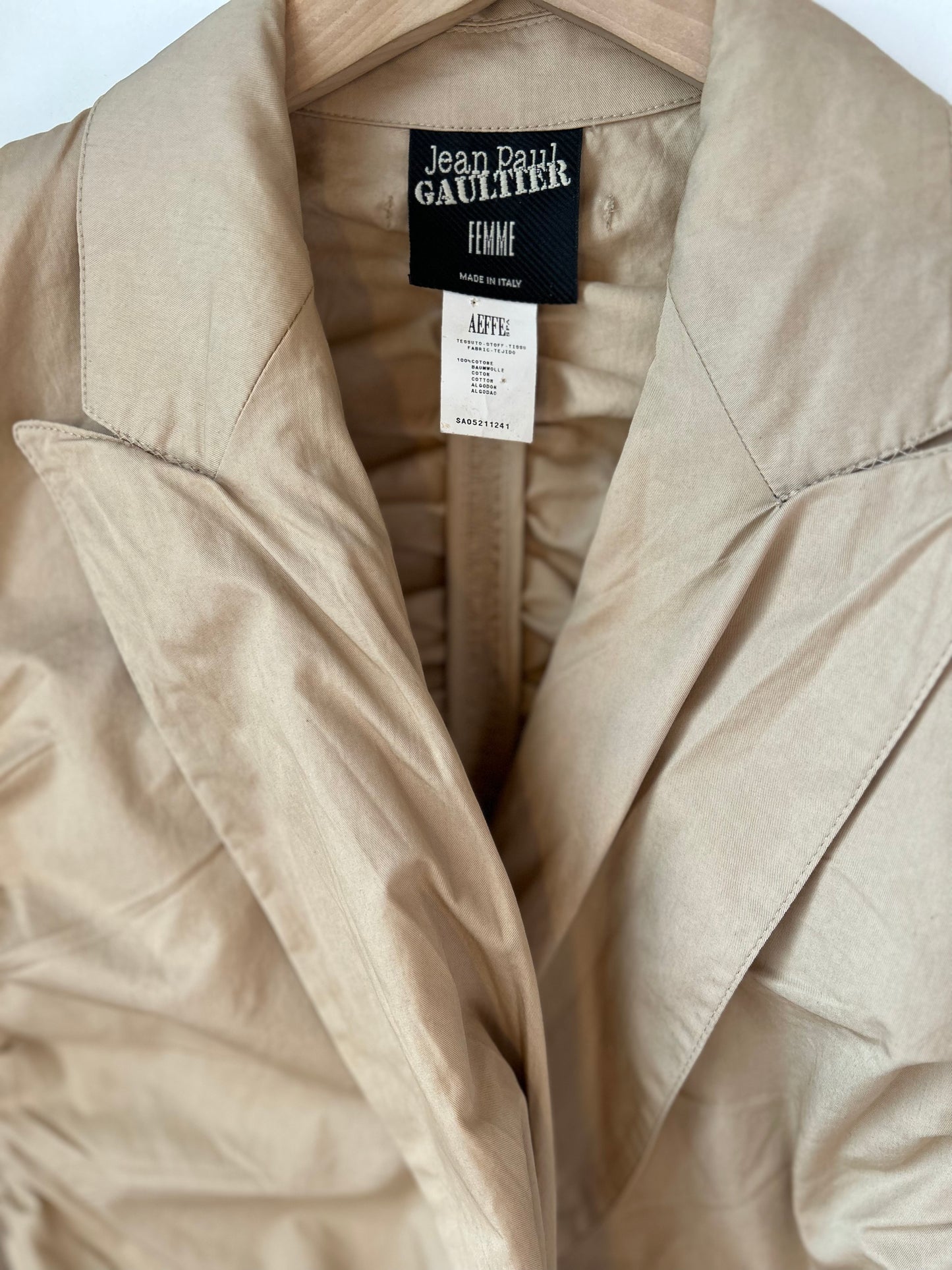 Jean Paul Gaultier Rouched Blazer