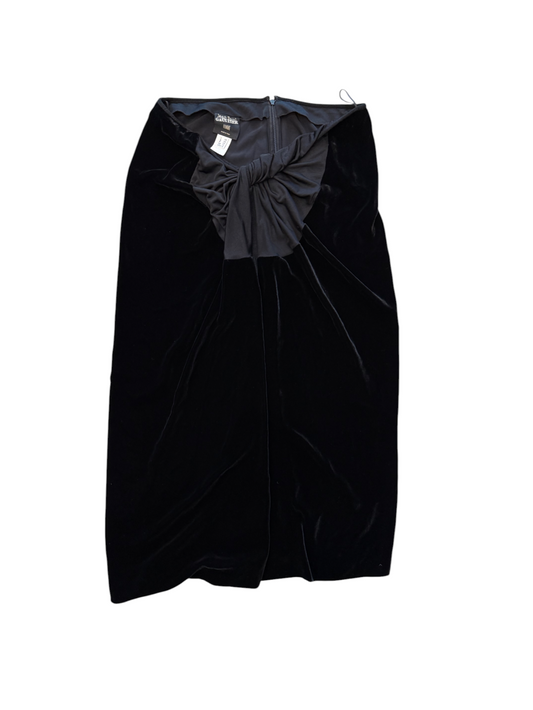 Jean Paul Gaultier Velvet Draped skirt